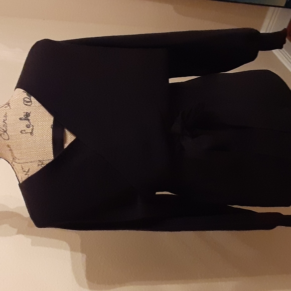 Isabella Maternity Ribbed Wrap Tie Sweater - Picture 7 of 9